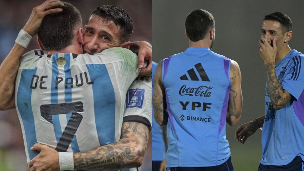 Ángel Di María Rodrigo De Paul Selección Argentina Mundial Qatar 2022
