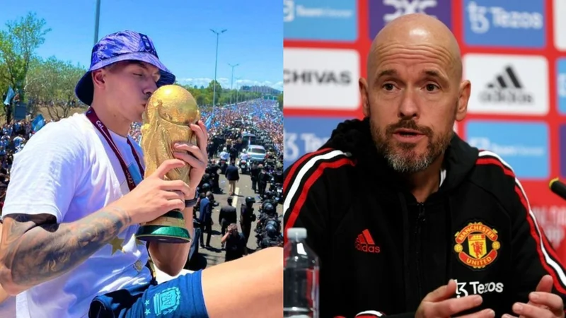 Selección Argentina, Lisandro Martínez, Mundial de Qatar 2022, Manchester United, Erik ten Hag.