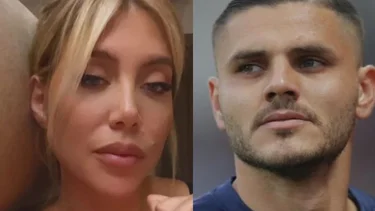 Icardi mandó al frente a Wanda Nara en pleno vivo: "Dejá de aclarar tanto"
