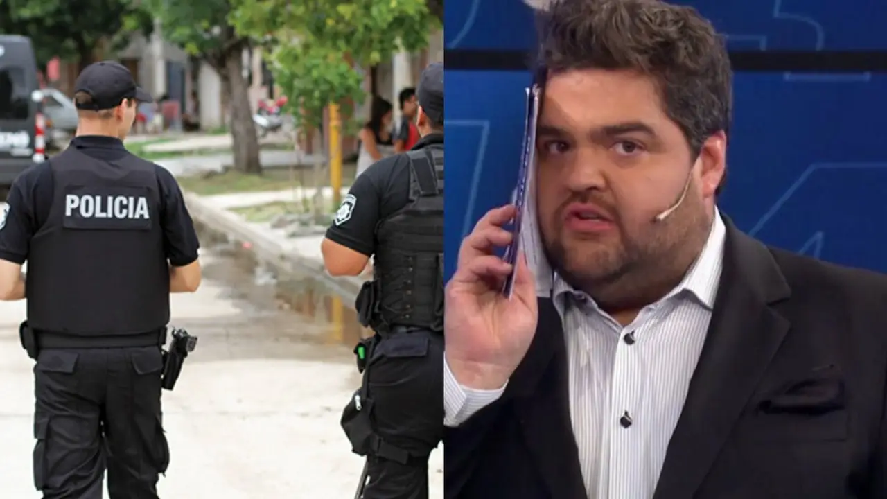 Policía y Darío Barassi