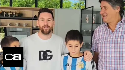 Messi fue declarado ciudadano ilustre: "Perdón por no responder a todos" Messi fue declarado ciudadano ilustre: "Perdón por no responder a todos"
