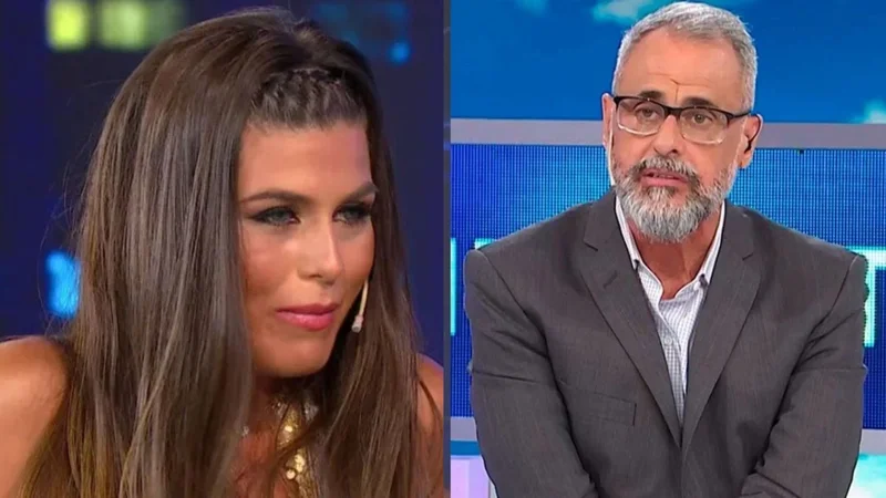La Niña Loly y Jorge Rial