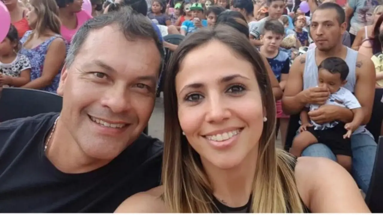 Romina de Gran Hermano y su exmarido.