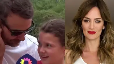 Pedro Alfonso, Paula Chaves y su hija Olivia Pedro Alfonso, Paula Chaves y su hija Olivia