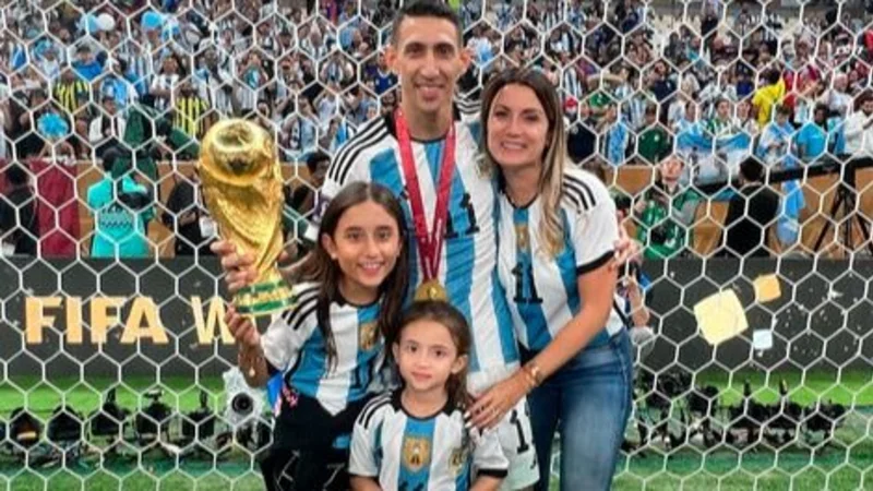 Selección Argentina, Ángel Di María, Jorgelina Cardoso, Adil Rami, Mundial de Qatar 2022.