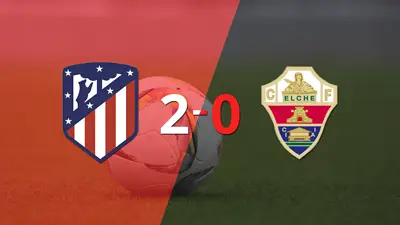 Derrota de Elche por 2-0 en su visita a Atlético de Madrid Derrota de Elche por 2-0 en su visita a Atlético de Madrid