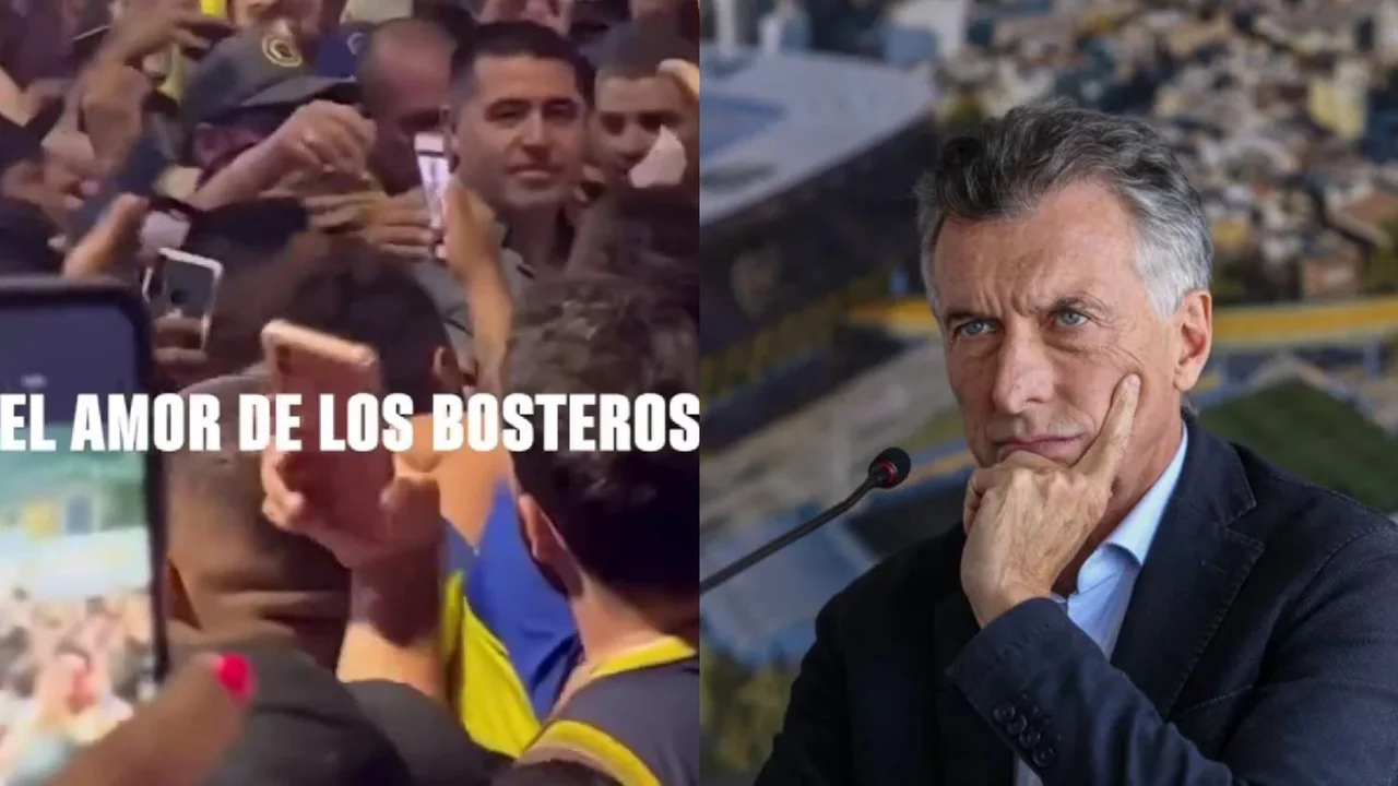 Juan Román Riquelme Mauricio Macri Boca Juniors