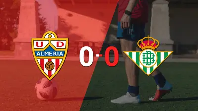 Sin muchas emociones, Almería y Betis empataron 0-0 Sin muchas emociones, Almería y Betis empataron 0-0