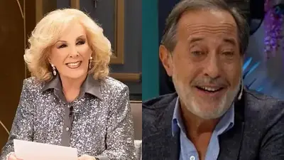 Mirtha Legrand y Guillermo Francella Mirtha Legrand y Guillermo Francella