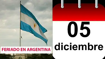 Feriado el 5 de diciembre en Argentina Feriado el 5 de diciembre en Argentina