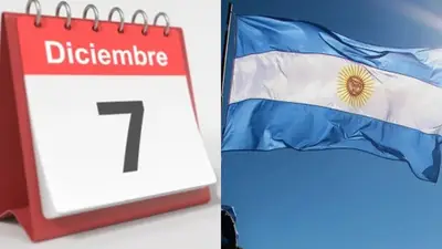 Calendario y bandera de Argentina Calendario y bandera de Argentina