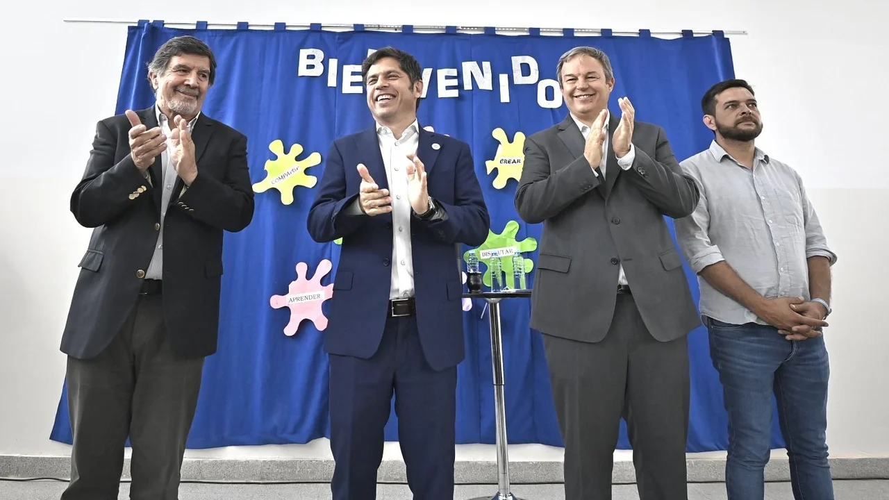 A días de reasumir, Axel Kicillof inauguró un nuevo jardín en un distrito clave