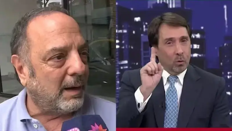 Baby Etchecopar y Eduardo Feinmann