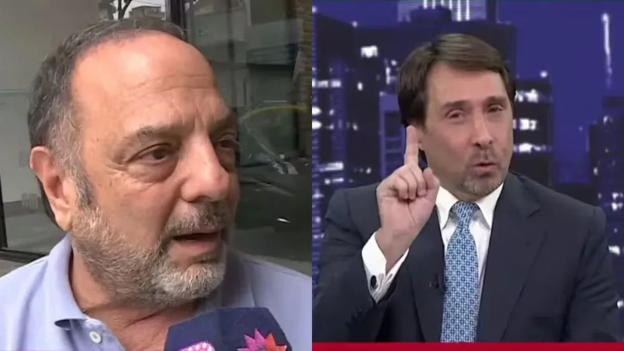 Baby Etchecopar y Eduardo Feinmann