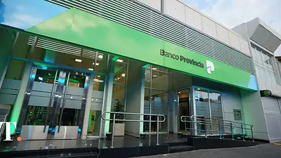 Fotografía de una sucursal del Banco Provincia Fotografía de una sucursal del Banco Provincia