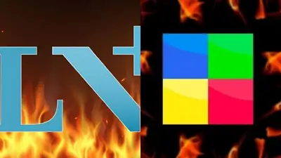 Los logos de LN+ y América Los logos de LN+ y América
