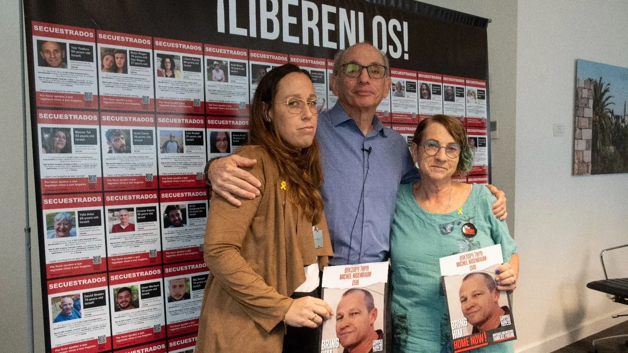 Familiares de rehenes israelíes vinieron a Argentina y pidieron por su liberación 
