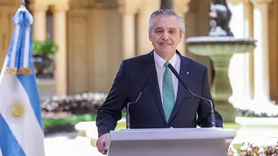 Alberto Fernández habló casi 33 minutos, repasó logros de su gestión y mostró autocrítica: "Ampliamos derechos, pero faltan" Alberto Fernández habló casi 33 minutos, repasó logros de su gestión y mostró autocrítica: "Ampliamos derechos, pero faltan"