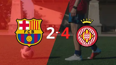 Girona superó 4-2 a Barcelona en su casa Girona superó 4-2 a Barcelona en su casa