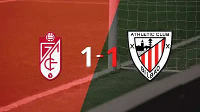 Granada y Athletic Bilbao se repartieron los puntos en un 1 a 1 Granada y Athletic Bilbao se repartieron los puntos en un 1 a 1