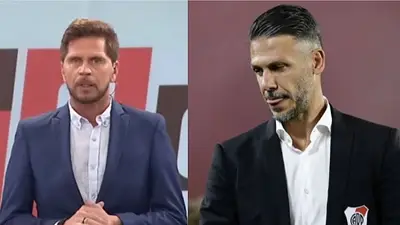 Pollo Vignolo, Martín Demichelis, River, ESPN F90, televisión, deportes Pollo Vignolo, Martín Demichelis, River, ESPN F90, televisión, deportes