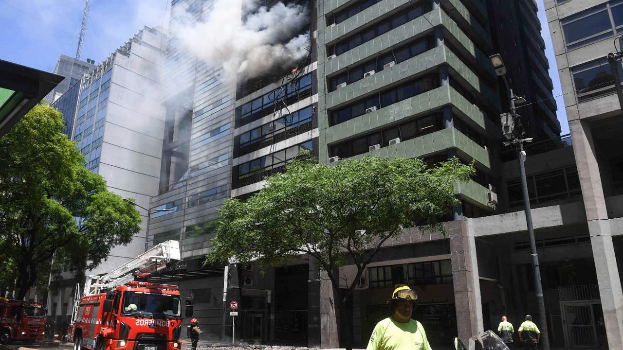Incendio en oficinas del Poder Judicial de la Ciudad