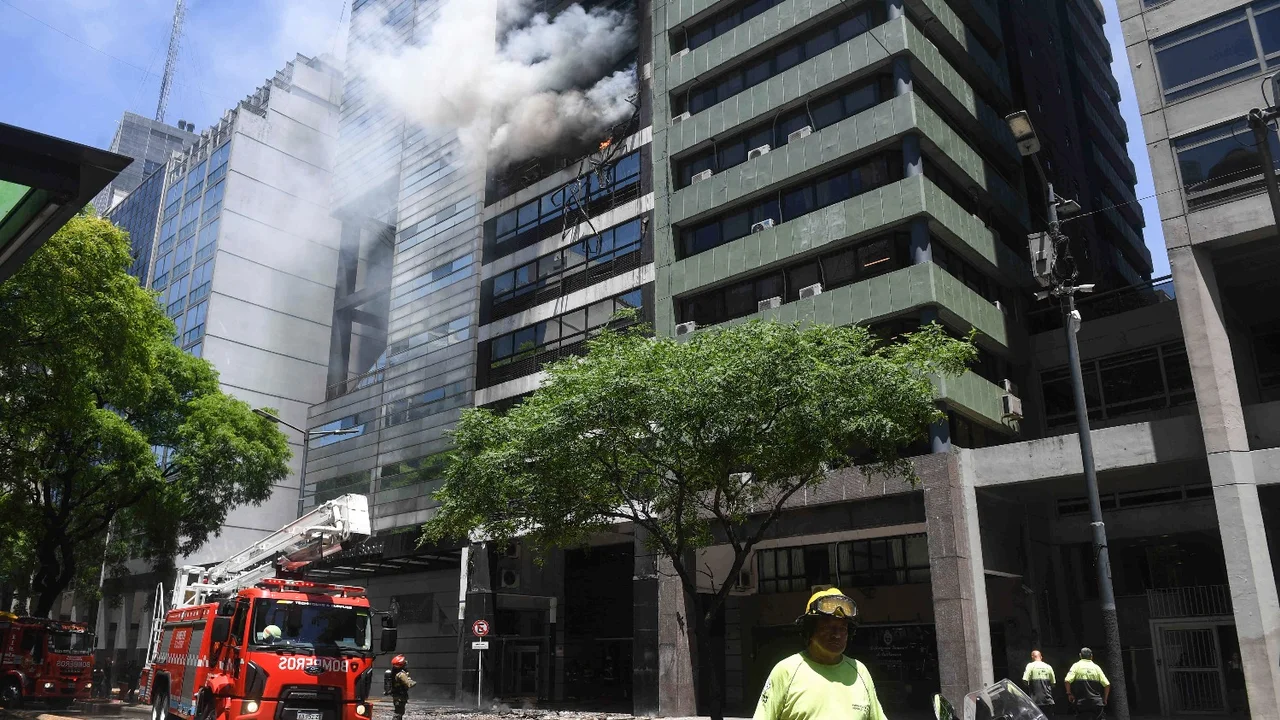 Incendio en oficinas del Poder Judicial de la Ciudad