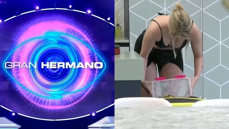 Logo de Gran Hermano y una de las participantes de GH 2023
