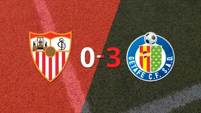 Getafe no tuvo piedad y goleó 3 a 0 en su visita a Sevilla Getafe no tuvo piedad y goleó 3 a 0 en su visita a Sevilla