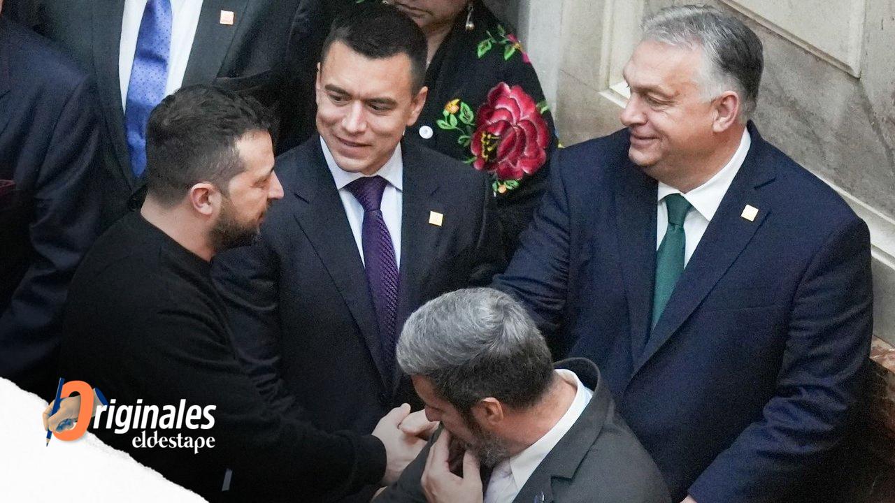 Zelensky: los mensajes del invitado estelar a la fiesta de Milei
