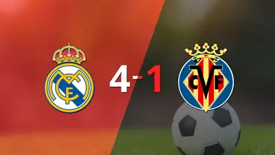 Goleada de Real Madrid 4 a 1 sobre Villarreal Goleada de Real Madrid 4 a 1 sobre Villarreal