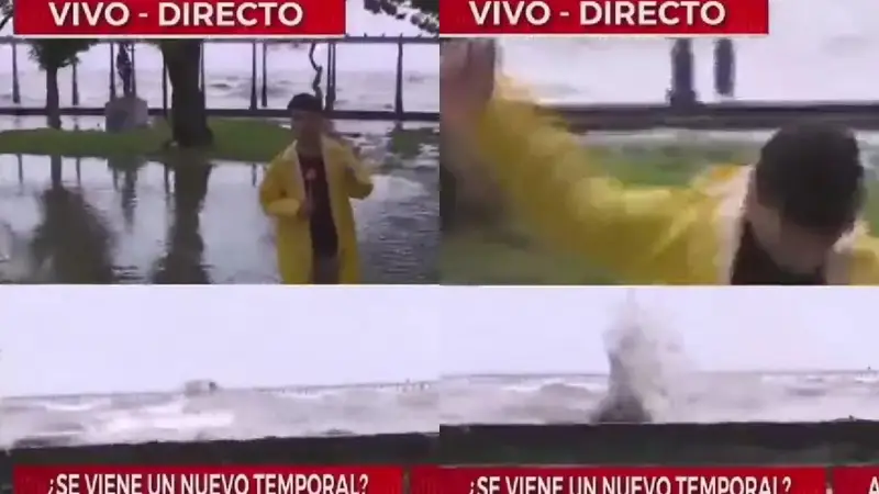 El notero de Crónica TV