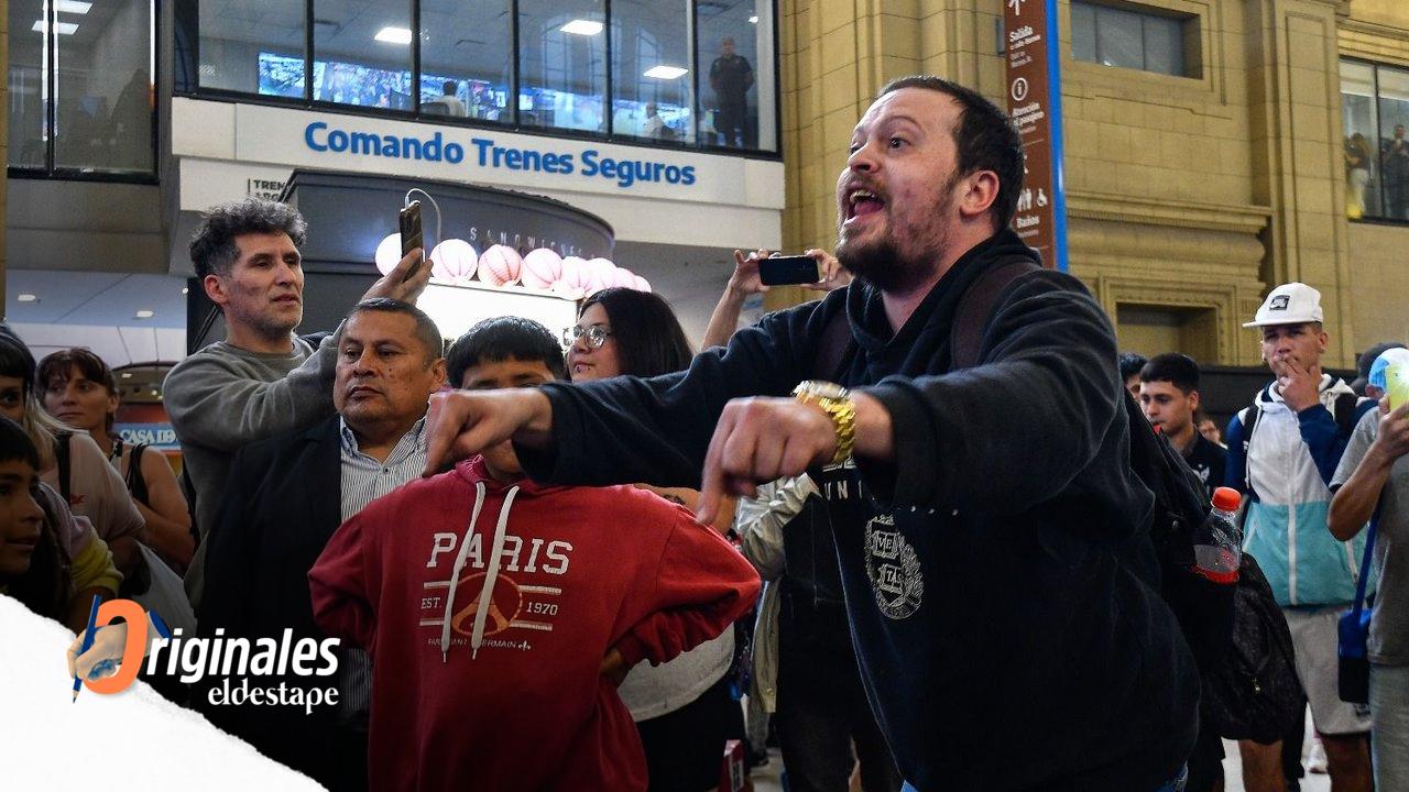 Crece la tensión en la estación Constitución antes de la primera protesta de la era Milei