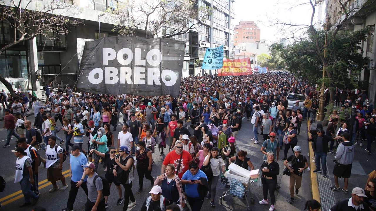 El documento completo que se leyó en la marcha en la Plaza de Mayo