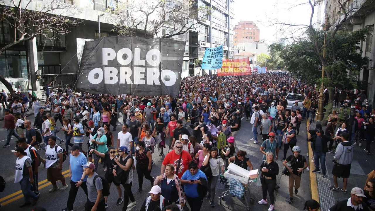 El documento completo que se leyó en la marcha en la Plaza de Mayo