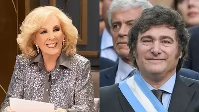 Mirtha Legrand. Javier Milei Mirtha Legrand. Javier Milei