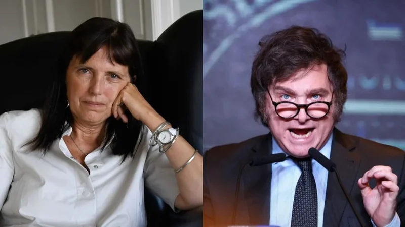 Javier Milei. Claudia Piñeiro