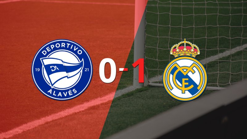 Real Madrid derrotó con lo justo a Alavés, con un marcador 1 a 0