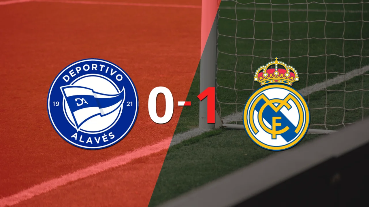 Real Madrid derrotó con lo justo a Alavés, con un marcador 1 a 0