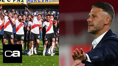 Enzo Pérez River Plate Martín Demichelis Enzo Pérez River Plate Martín Demichelis