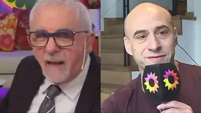 Pelea en vivo entre Canaletti y El Pelado Trebucq en el programa de Carmen Barbieri por El Trece Pelea en vivo entre Canaletti y El Pelado Trebucq en el programa de Carmen Barbieri por El Trece