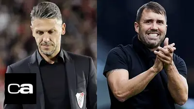 River Plate, Rafael Santos Borré, Chacho Coudet. River Plate, Rafael Santos Borré, Chacho Coudet.