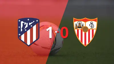 Apretada victoria de Atlético de Madrid frente a Sevilla Apretada victoria de Atlético de Madrid frente a Sevilla