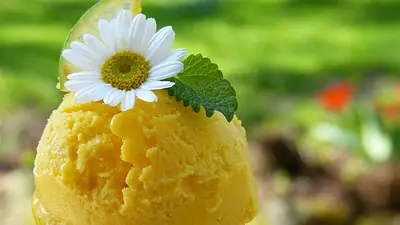 Helado de limón Helado de limón