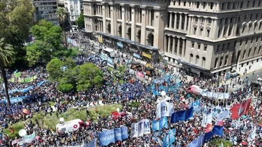 Cómo fue la masiva convocatoria de la CGT