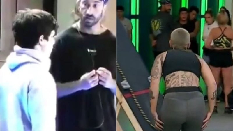 Lisandro hablando con Williams sobre la pelea con Furia en Gran Hermano