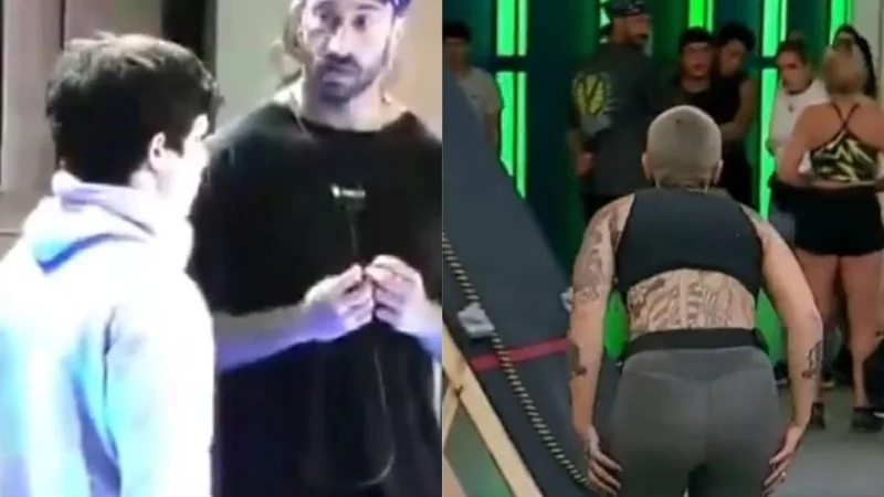 Lisandro hablando con Williams sobre la pelea con Furia en Gran Hermano