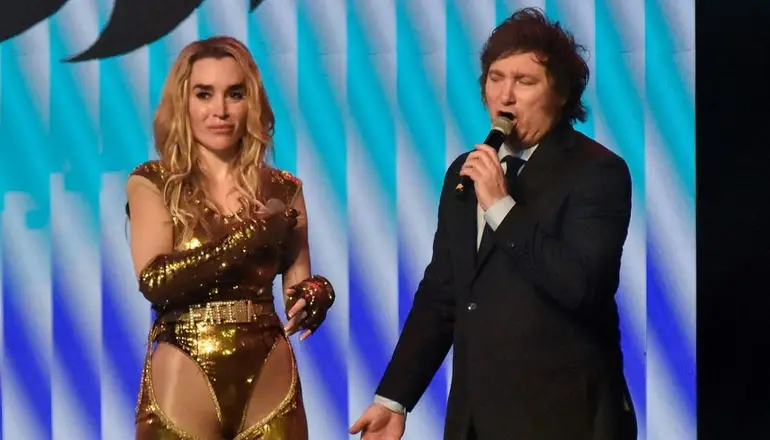 Javier Milei. Fátima Florez