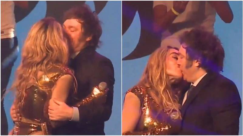 Fátima Florez y Javier Milei
