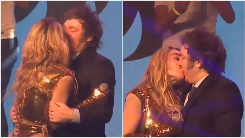 Fátima Florez y Javier Milei